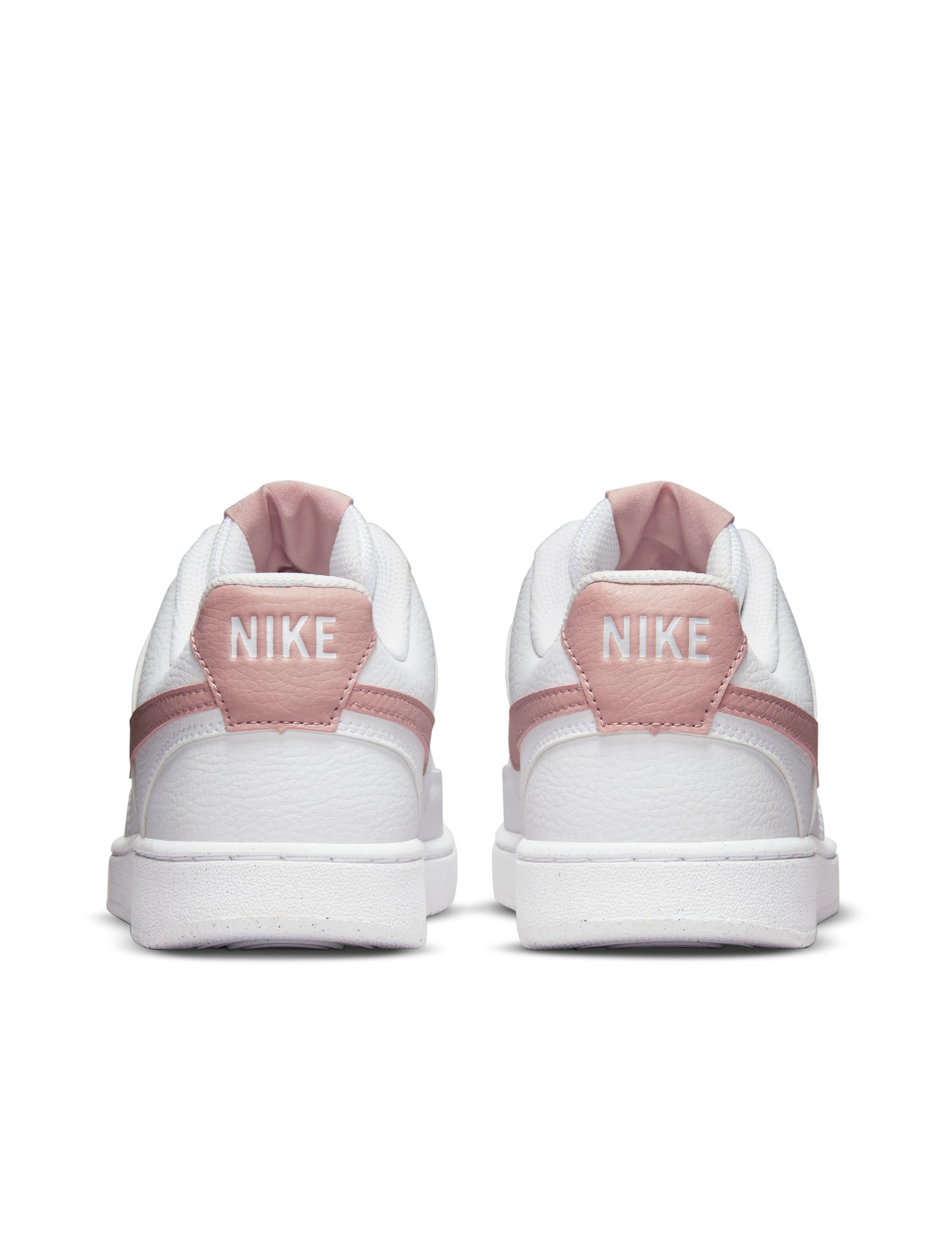 Pink Update Sign Nike | Court Vision Low Next Nature Shoes - White | The Sports Edit