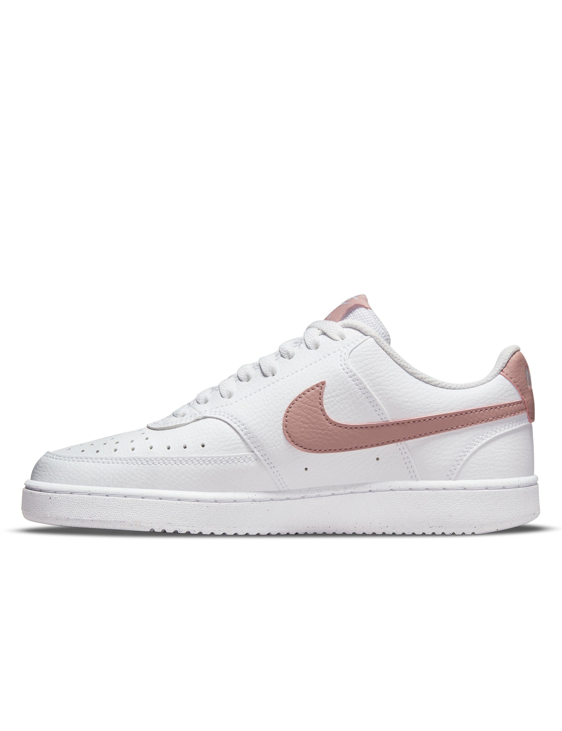 Pink Update Sign Nike | Court Vision Low Next Nature Shoes - White | The Sports Edit