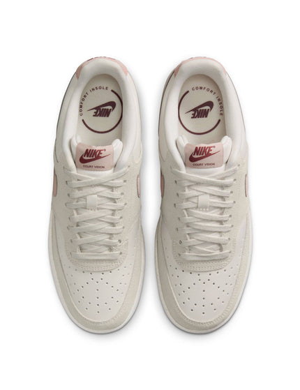 Nike Court Vision Low Shoes - Phantom/Fossil Stone/Light Boneimages4- The Sports Edit