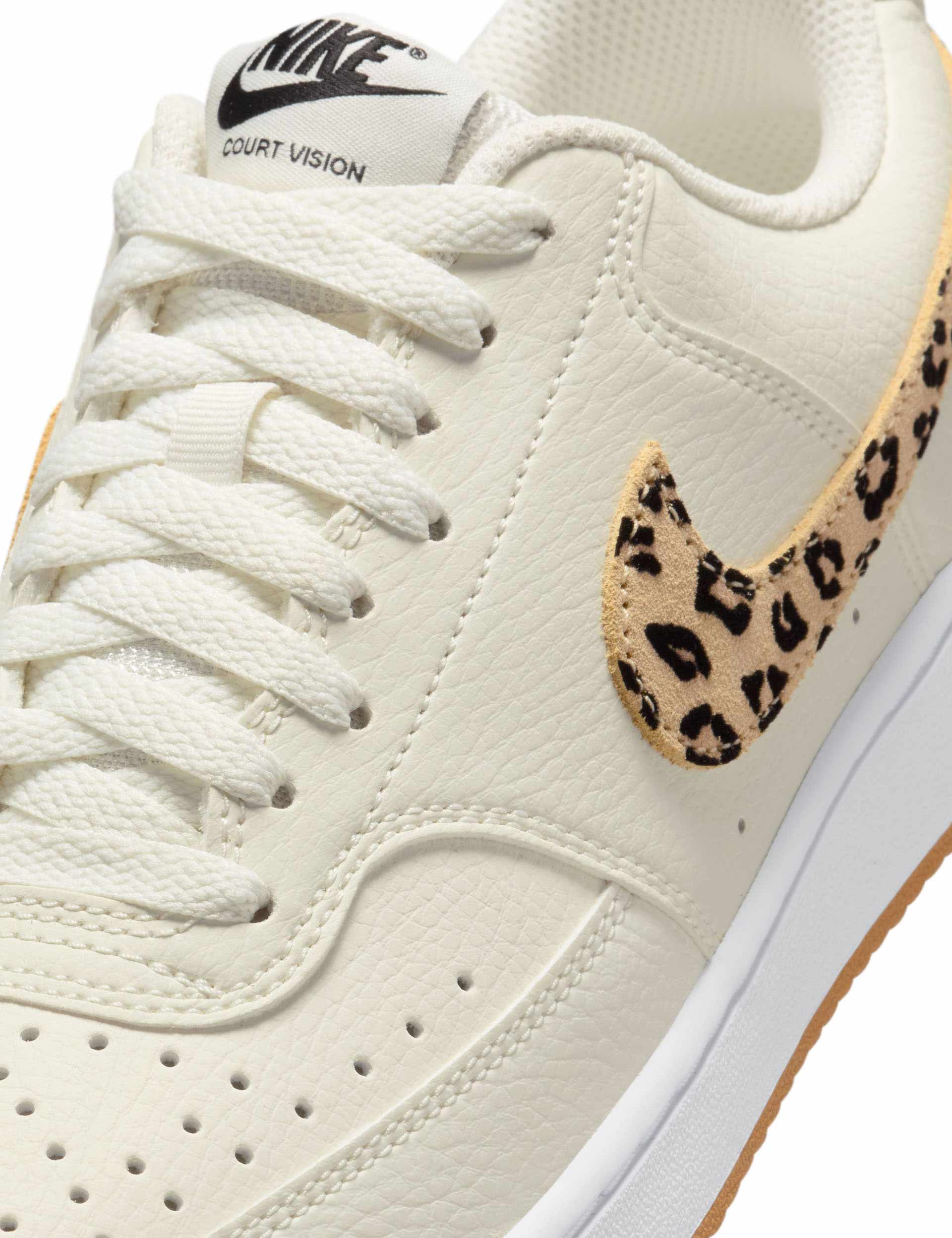 Nike Court Vision Shoes Sail/Black/White/Flax The Sports Edit