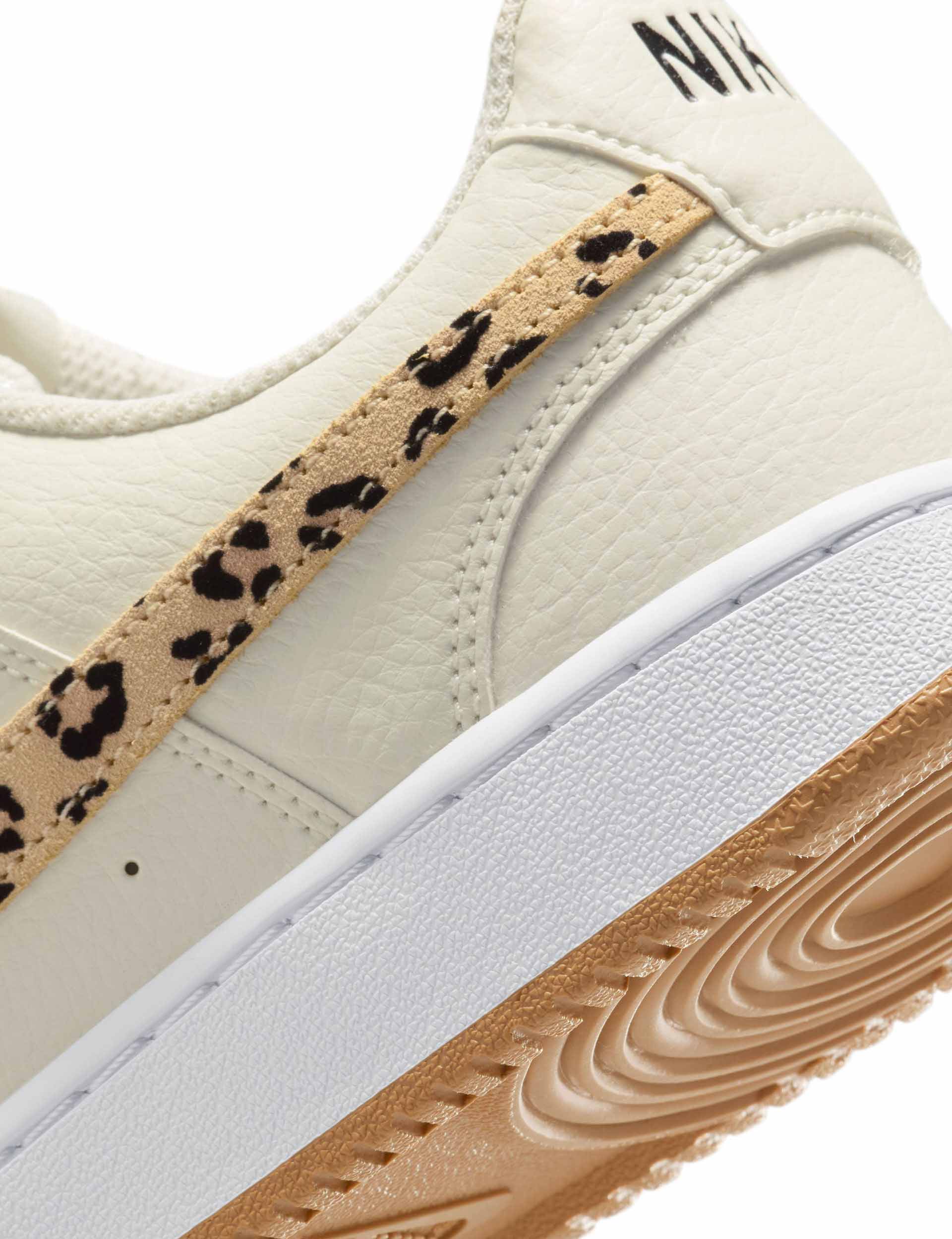 Nike Court Vision Shoes Sail/Black/White/Flax The Sports Edit