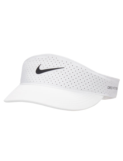 Nike Dri-FIT ADV Ace Tennis Visor - Whiteimages1- The Sports Edit