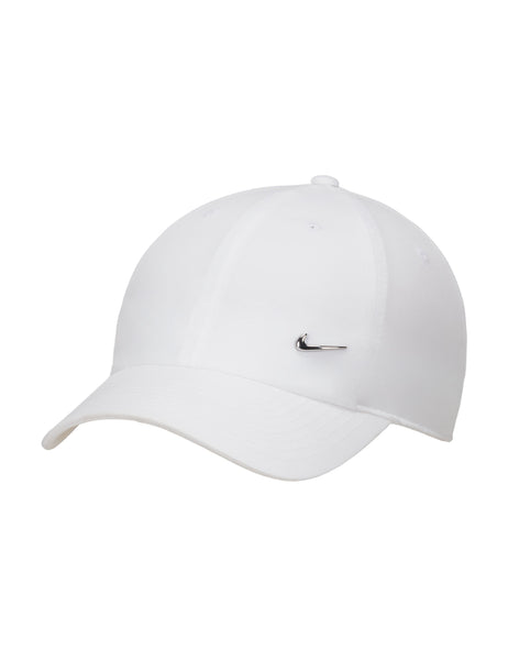 ◇Nike◇ Dry Fit Club Unstructured l Swoosh Cap White Me Nike Dri FIT Club Unstructured Cap Tri Glide Closure Size M