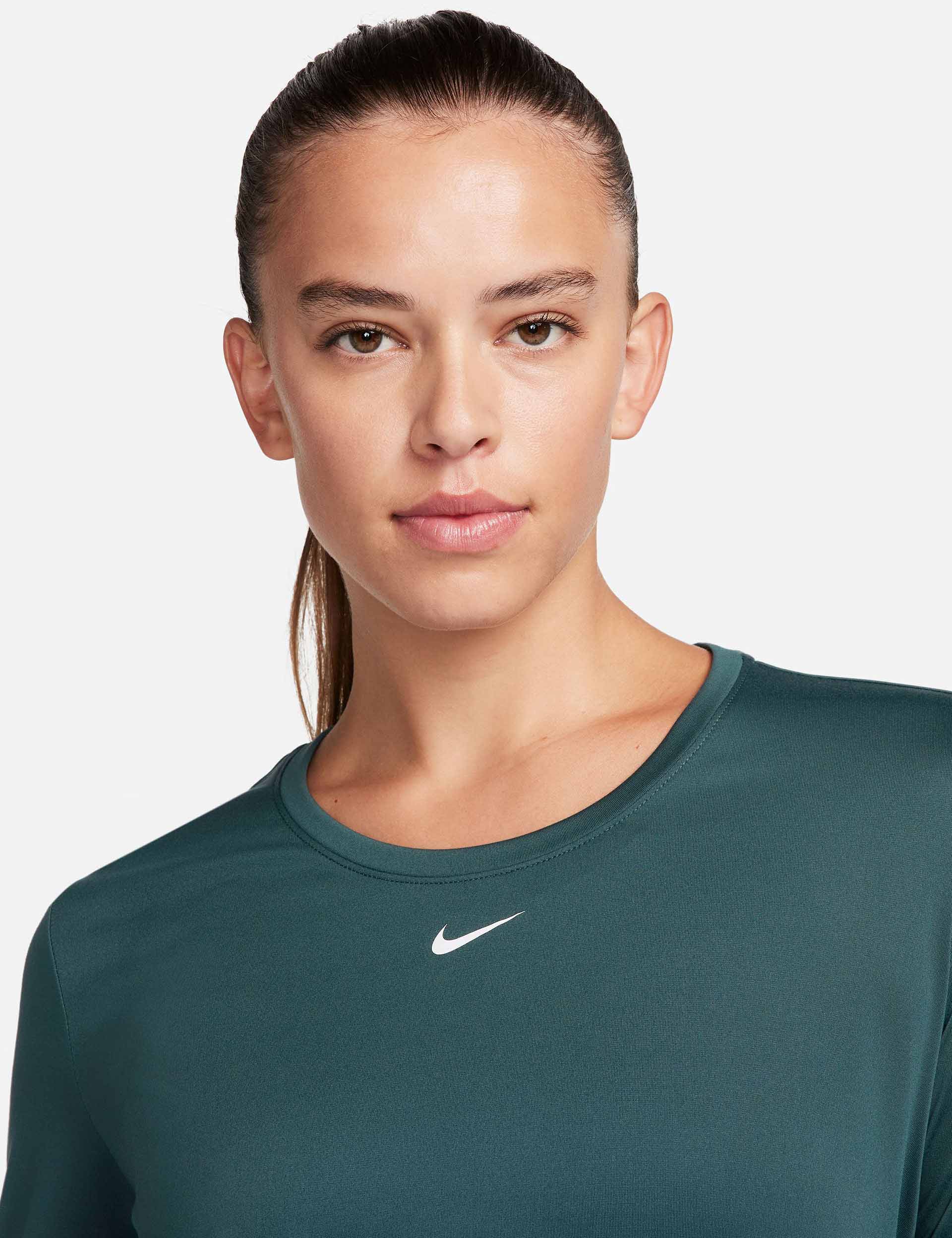 Nike Dri-FIT One Women's Tennis Pants - Deep Jungle/White