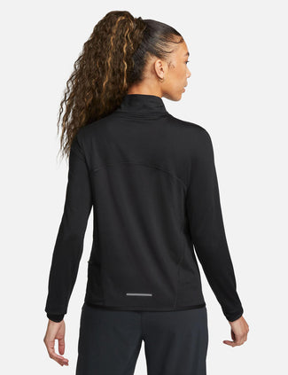 Dri-FIT Swift Element UV 1/4-Zip Running Top - Black/Reflective Silver