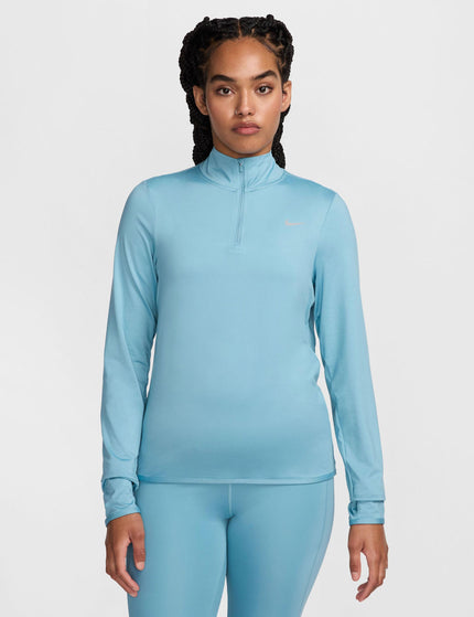 Nike Swift UV 1/4-Zip Running Top - Denim Turquoiseimages1- The Sports Edit