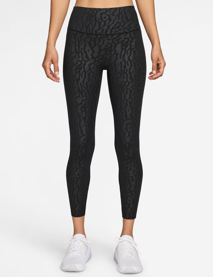 Nike Dri-FIT Universa High Waisted 7/8 Leggings - Black/Anthracite/Dark Smoke Greyimages1- The Sports Edit