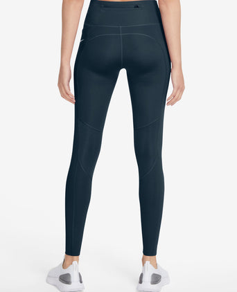 Epic Fast Pocket Running Leggings - Armory Navy/Reflective Silver