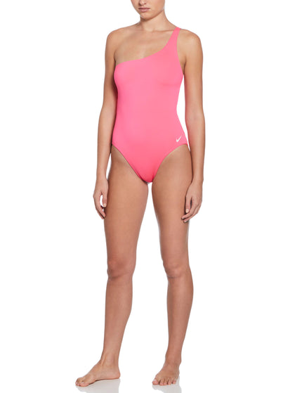 Nike Swim Essential Asymmetrical One-Piece - Hyper Pinkimages5- The Sports Edit