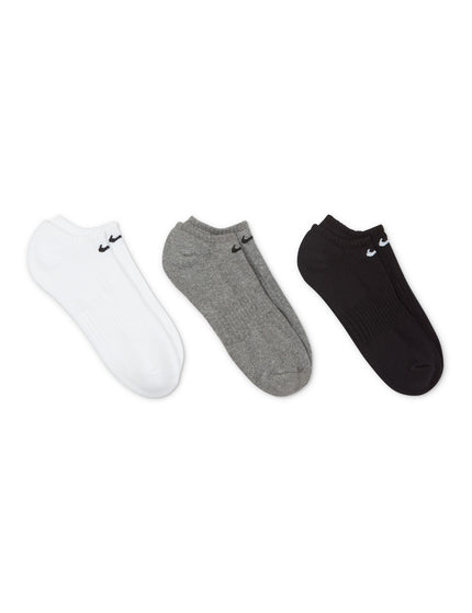 Nike Everyday Cushioned Socks (3 pairs) - White/Grey/Blackimages1- The Sports Edit