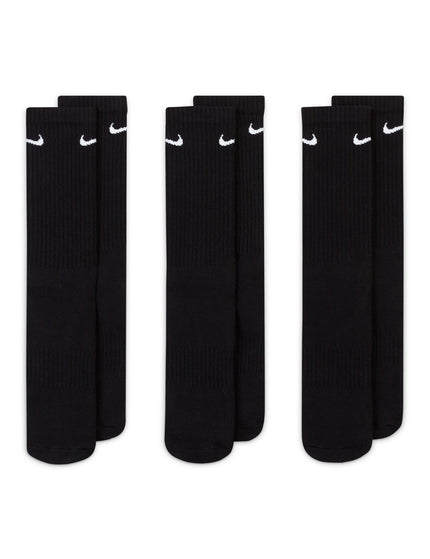 Nike Everyday Cushioned Training Crew Socks (3 Pairs) - Black/Whiteimages1- The Sports Edit