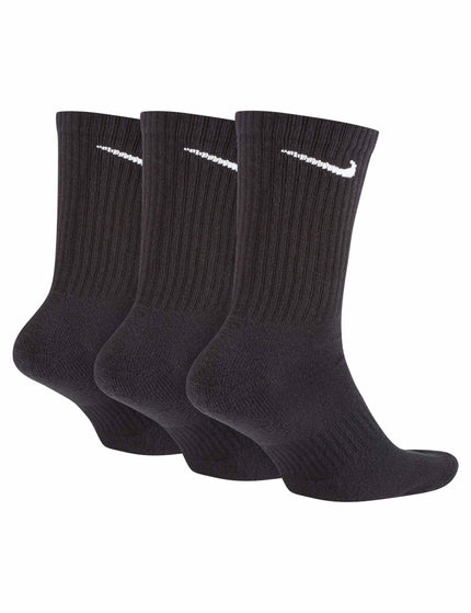 Nike Everyday Cushioned Training Crew Socks (3 Pairs) - Black/Whiteimages4- The Sports Edit