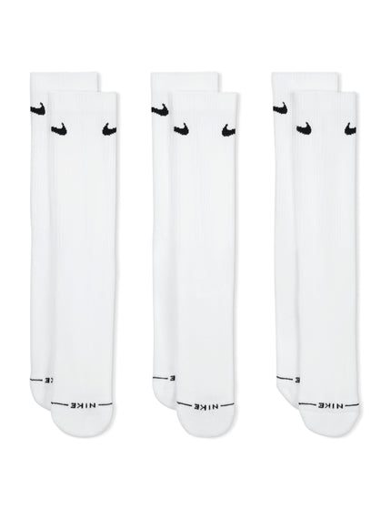 Nike Everyday Elevated Crew Socks (3 Pairs) - Whiteimages1- The Sports Edit