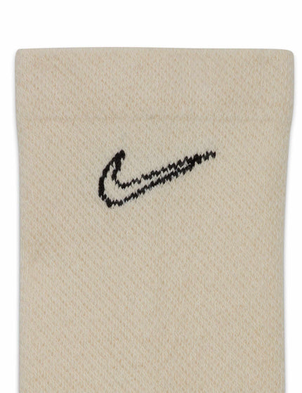 Nike Everyday Plus Cushioned Crew Socks (2 Pairs) - Brown/Greyimages4- The Sports Edit