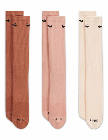 Nike Everyday Plus Cushioned Socks (3 Pairs) - Multi-Colourimages1- The Sports Edit