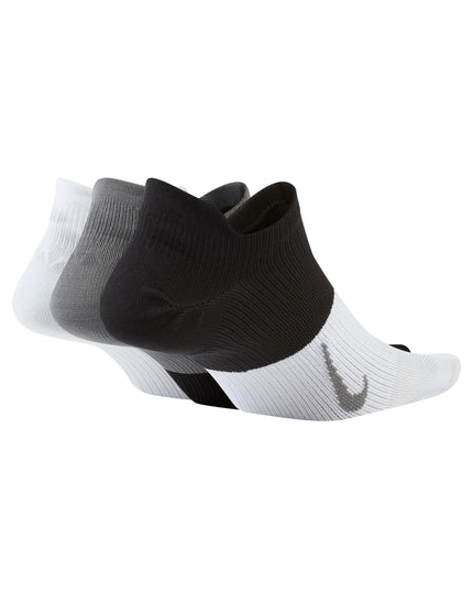 Nike Everyday Plus Lightweight Socks (3 Pairs) - White/Black/Greyimages4- The Sports Edit