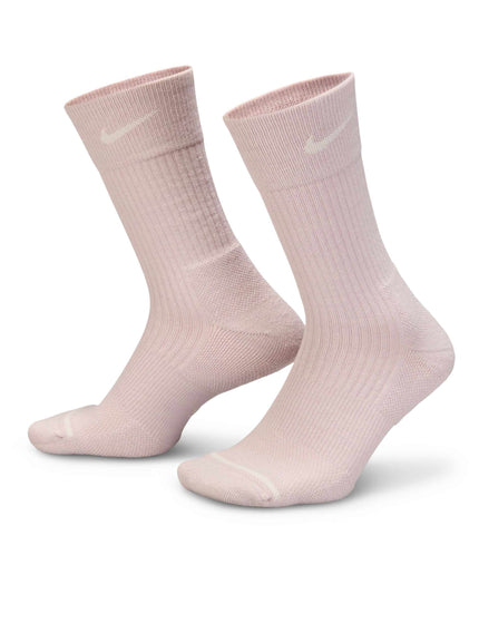 Nike Everyday Wool Cushioned Crew Socks (2 Pairs) - Pink/Redimages2- The Sports Edit