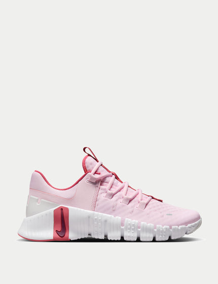 Nike Free Metcon 5 Shoes - Pink Foam/Adobe/Platinum Tint/Dark Team Redimages1- The Sports Edit