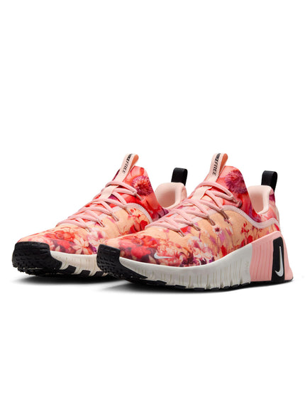 Nike Free Metcon 6 AMP Shoes - Washed Coral/Black/Sailimages2- The Sports Edit