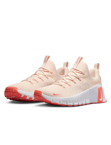 Nike Free Metcon 6 Shoes - Guava Ice/White/Light Wild Mangoimages2- The Sports Edit