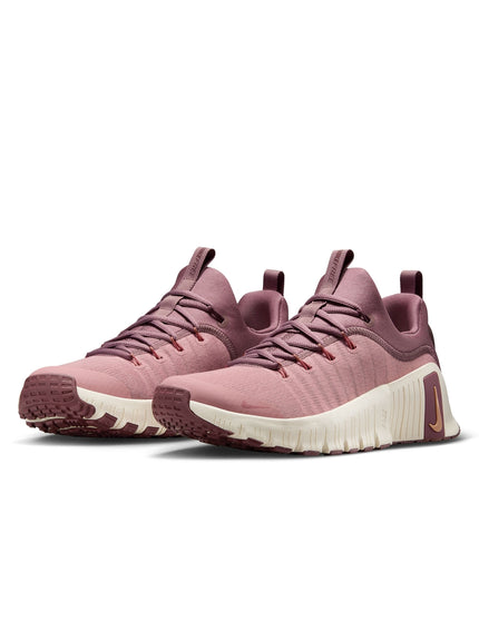 Nike Free Metcon 6 Shoes - Particle Pink/Pale Ivory/Red Sepia/Metallic Rose Goldimages2- The Sports Edit