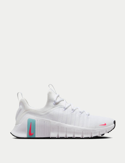 Nike Free Metcon 6 Shoes - White/Denim Turquoise/Black/Hot Punchimages1- The Sports Edit