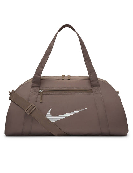 Nike Gym Club Duffel Bag - Mink Brown/Whiteimages1- The Sports Edit