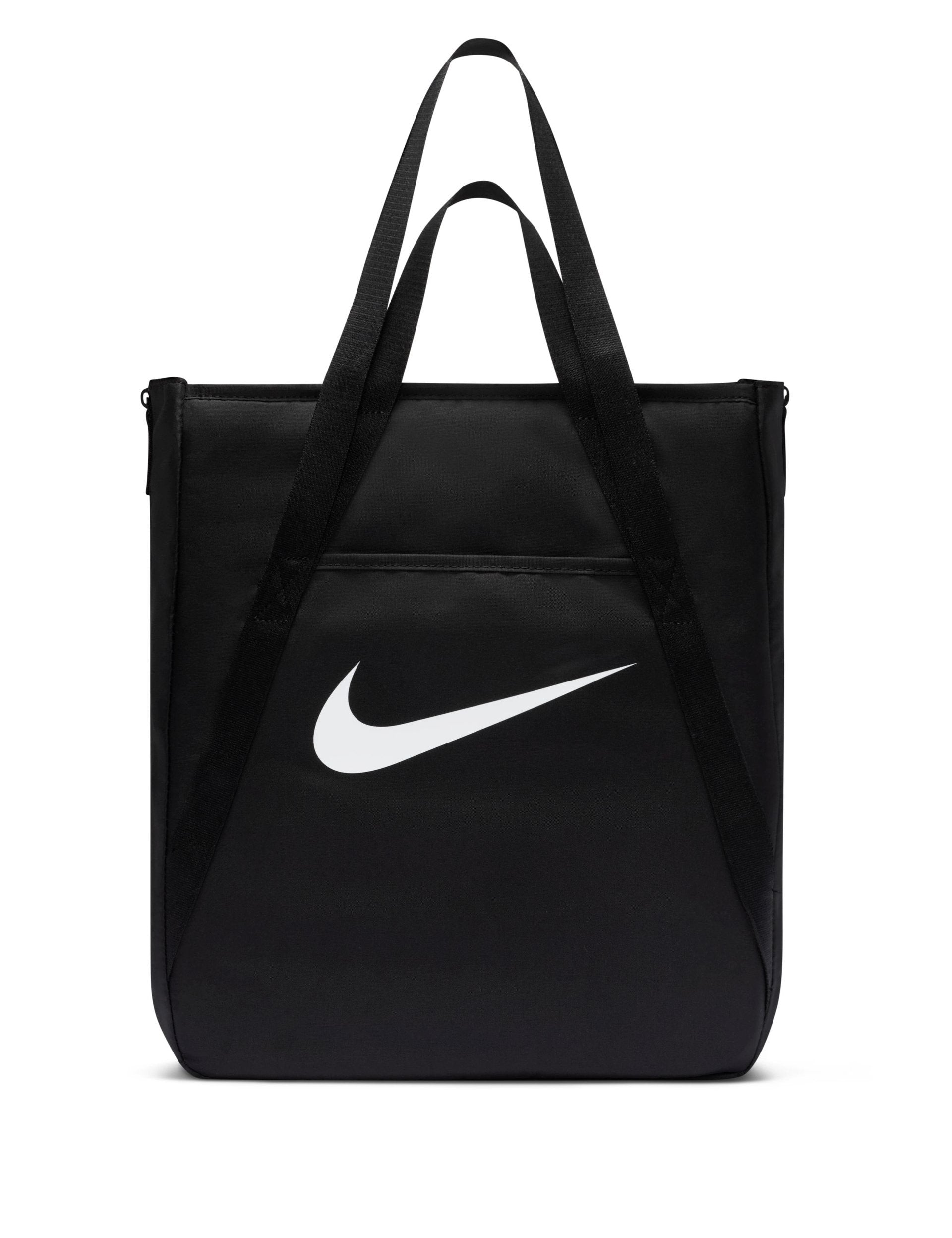 Gym Tote Black Black White