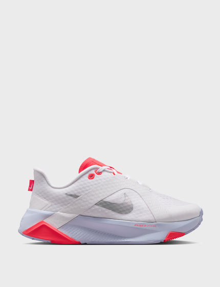 Nike Hybrid RN Training Shoes - White/Metallic Silver/Laser Crimsonimages1- The Sports Edit