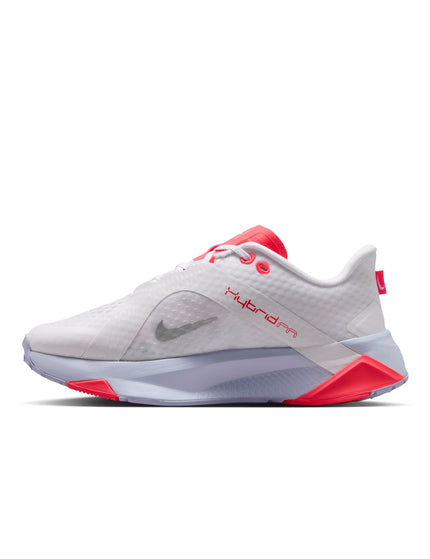 Nike Hybrid RN Training Shoes - White/Metallic Silver/Laser Crimsonimages5- The Sports Edit