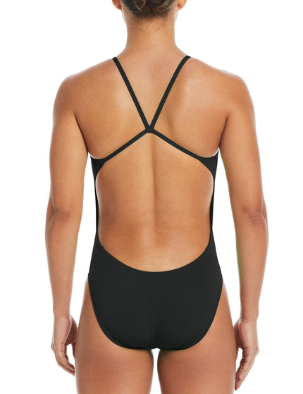 Nike Hydrastrong Solid Cutout One-Piece - Blackimages2- The Sports Edit