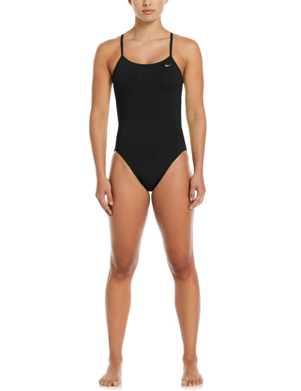 Nike Hydrastrong Solid Cutout One-Piece - Blackimages4- The Sports Edit