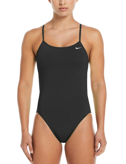 Nike Hydrastrong Solid Cutout One-Piece - Blackimages1- The Sports Edit