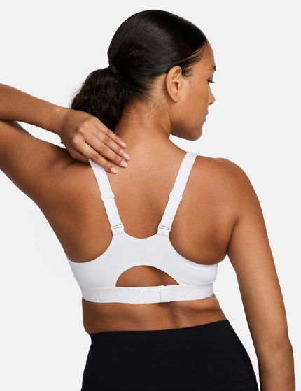 Nike Indy High Support Sports Bra - White/Stone Mauveimages2- The Sports Edit