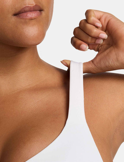 Nike Indy High Support Sports Bra - White/Stone Mauveimages4- The Sports Edit