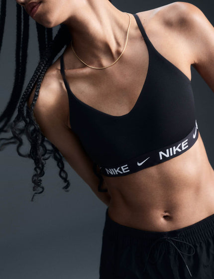 Nike Indy Light Support Sports Bra - Black/Whiteimages3- The Sports Edit