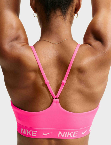 Nike Indy Light Support Sports Bra - Hyper Pinkimages2- The Sports Edit