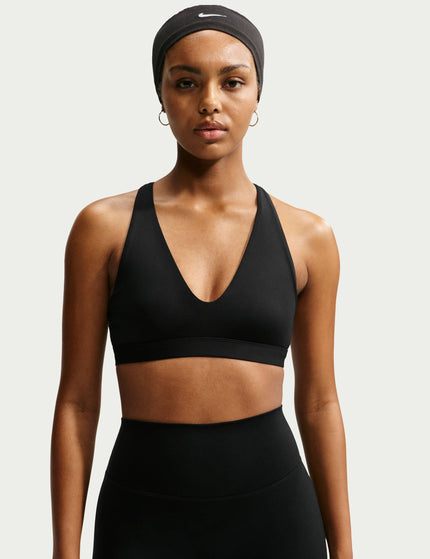 Nike Indy Strappy Light Support Sports Bra - Black/Whiteimages1- The Sports Edit