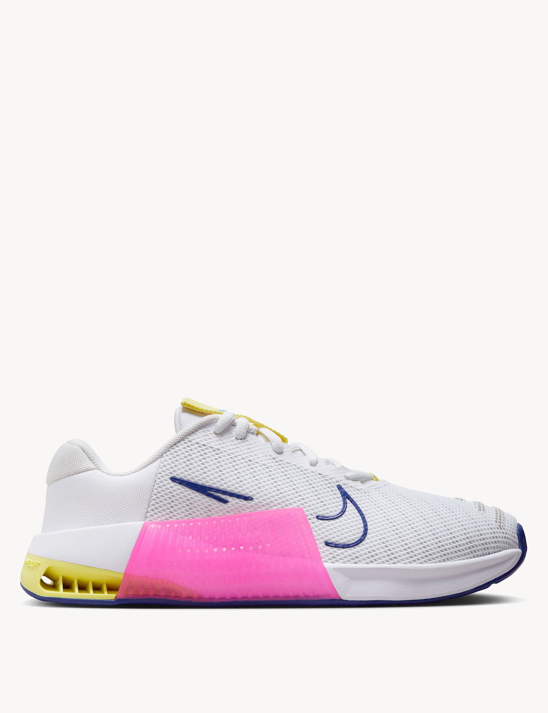 Nike | Metcon 9 Shoes - White/Blue/Pink | The Sports Edit