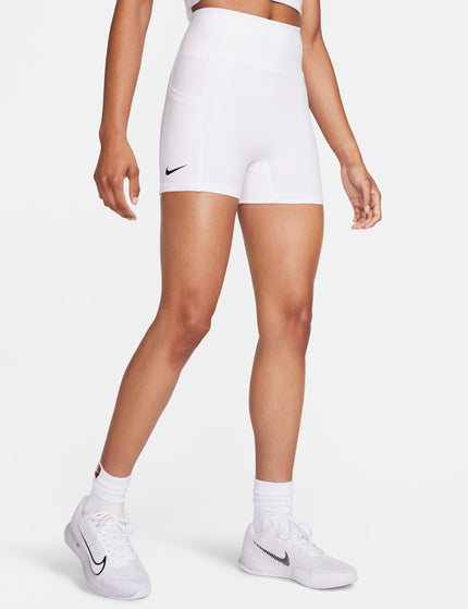 Nike NikeCourt Advantage Dri-FIT Tennis Shorts - White/Blackimages1- The Sports Edit