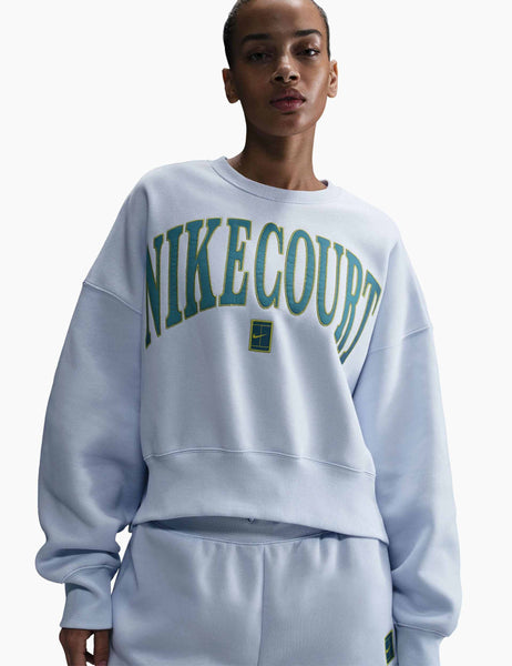Nike | NikeCourt Heritage Phoenix Sweatshirt - Grey | The