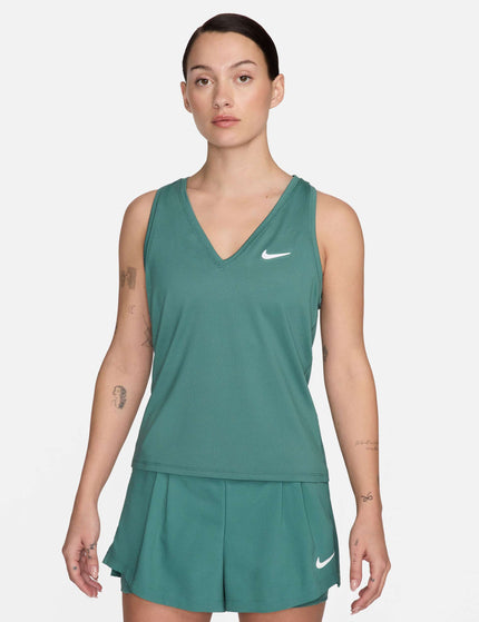 Nike NikeCourt Victory Tennis Tank - Bicoastal/Whiteimages1- The Sports Edit