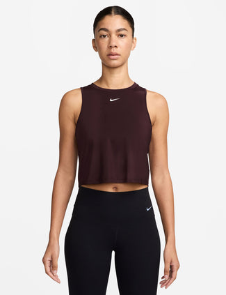 One Classic Dri-FIT Cropped Tank - Burgundy Crush