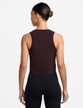 One Classic Dri-FIT Cropped Tank - Burgundy Crush