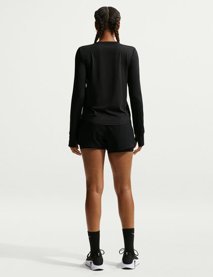 Nike One Classic Dri-FIT Long-Sleeve Top - Black/Whiteimages6- The Sports Edit
