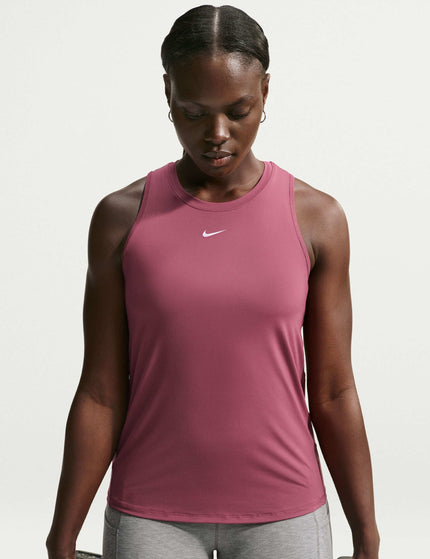 Nike One Classic Dri-FIT Tank Top - Pink Smoke/Whiteimages1- The Sports Edit