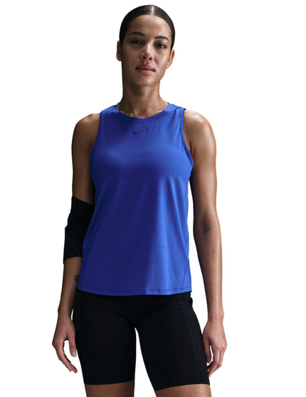 Nike One Classic Dri-FIT Tank Top - Hyper Royal/Blackimages1- The Sports Edit