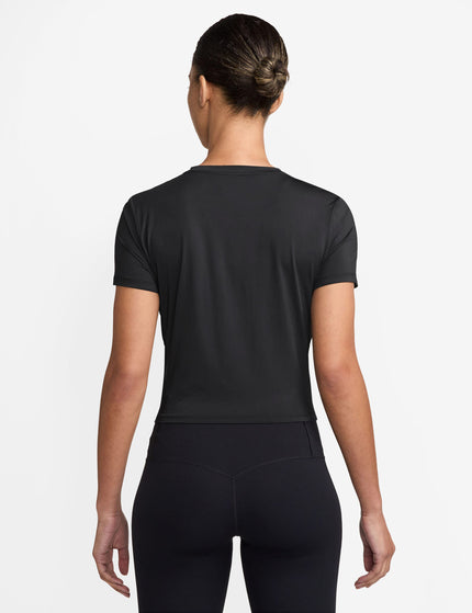 Nike One Classic Dri-FIT Twist Short-Sleeve Top - Black/Whiteimages2- The Sports Edit