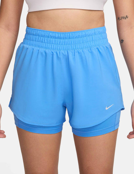 Nike One Dri-FIT 2-in-1 Shorts - University Blue/Reflective Silverimages1- The Sports Edit