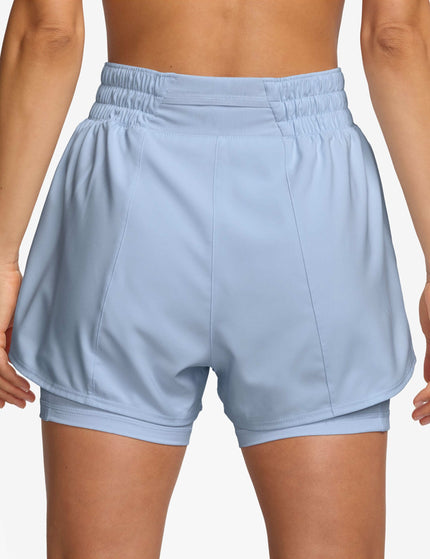 Nike One Dri-FIT 2-in-1 Shorts - Hydrogen Blue/Whiteimages3- The Sports Edit